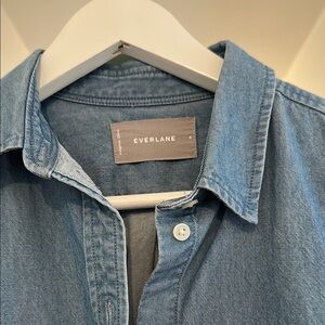 Everlane Light Blue Denim Top— women’s